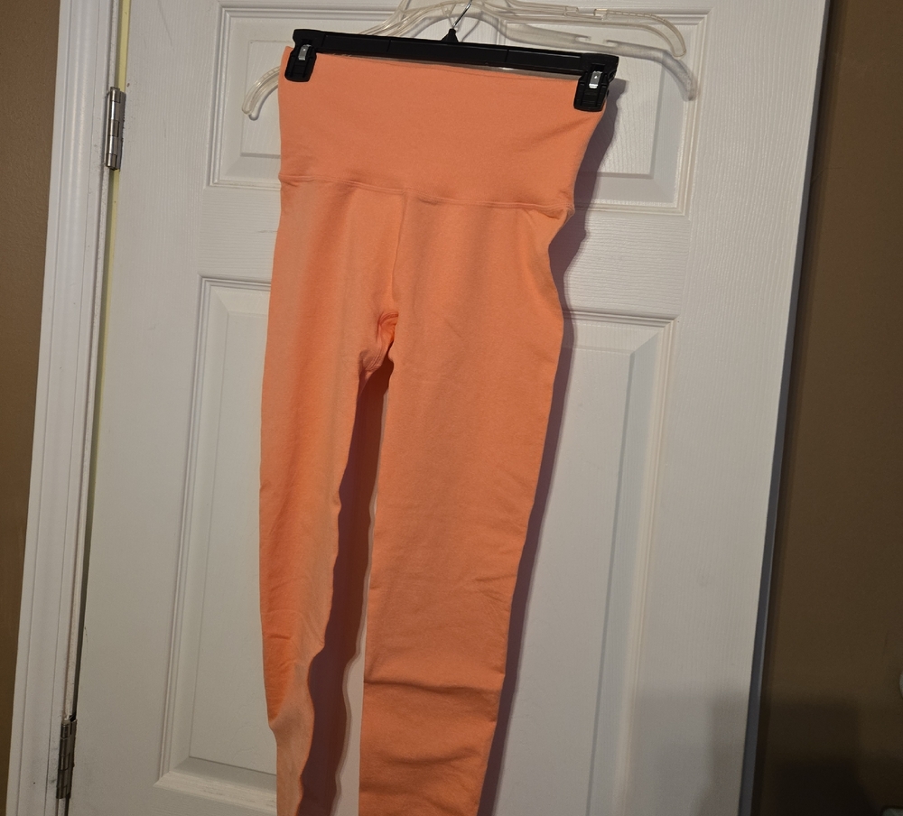 Peach High-Waisted Leggings